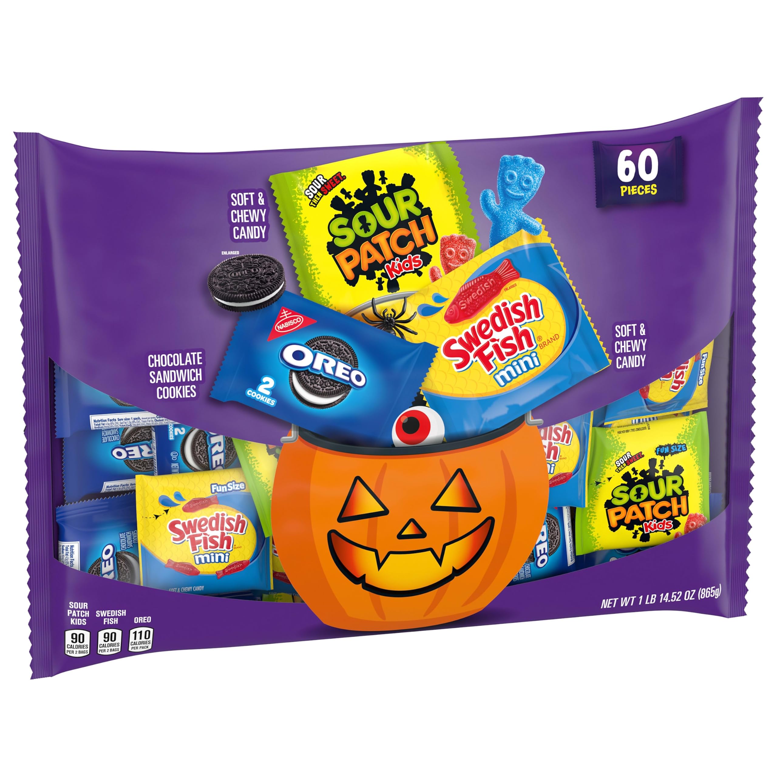 size comparison of a single treat pack next to a ruler showing portion dimensions and portability