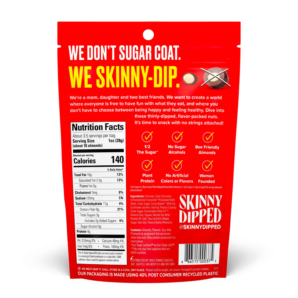 SKINNYDIPPED salted caramel cashews in bowl showing sweet-salty appeal