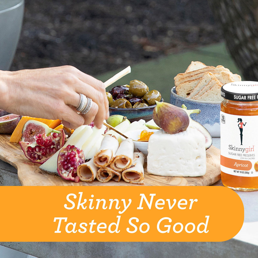 Skinnygirl preserves on bagel with cream cheese demonstrating tasty pairing