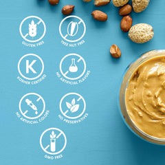 SKIPPY creamy spread close-up texture illustrating easy spreadability benefit