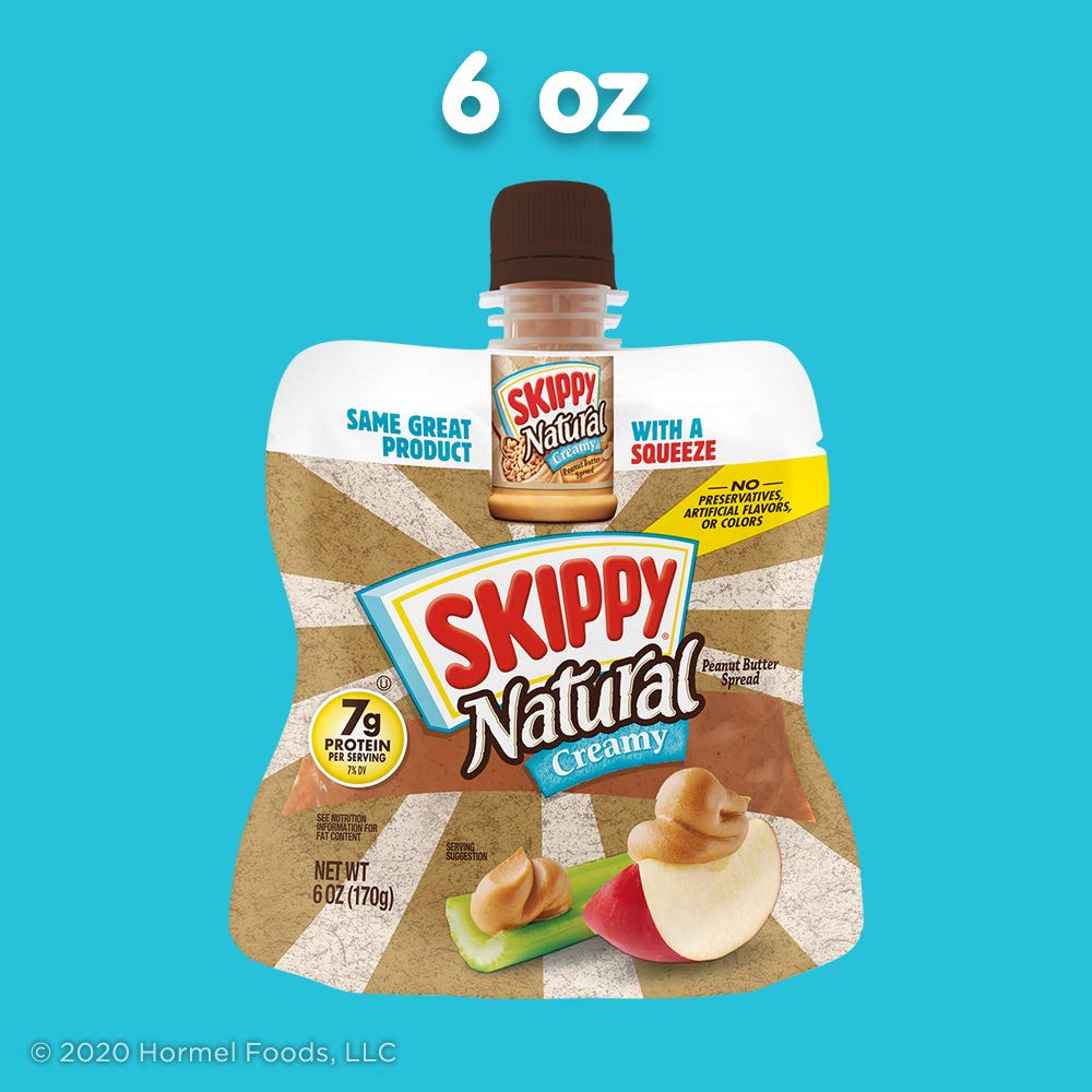 SKIPPY squeeze in a lunchbox lifestyle scene offering spill-free convenience