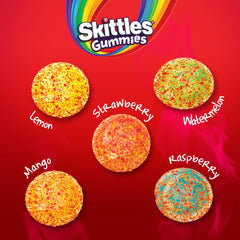 SKITTLES Fuego close-up of gummy texture highlighting chili coating benefit