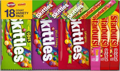Skittles front packaging showing brand and variety mix for easy gifting