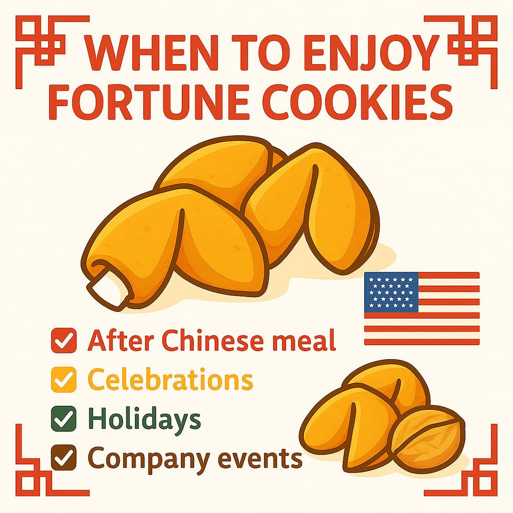 Sky cookie with opened fortune showing readable message and novelty