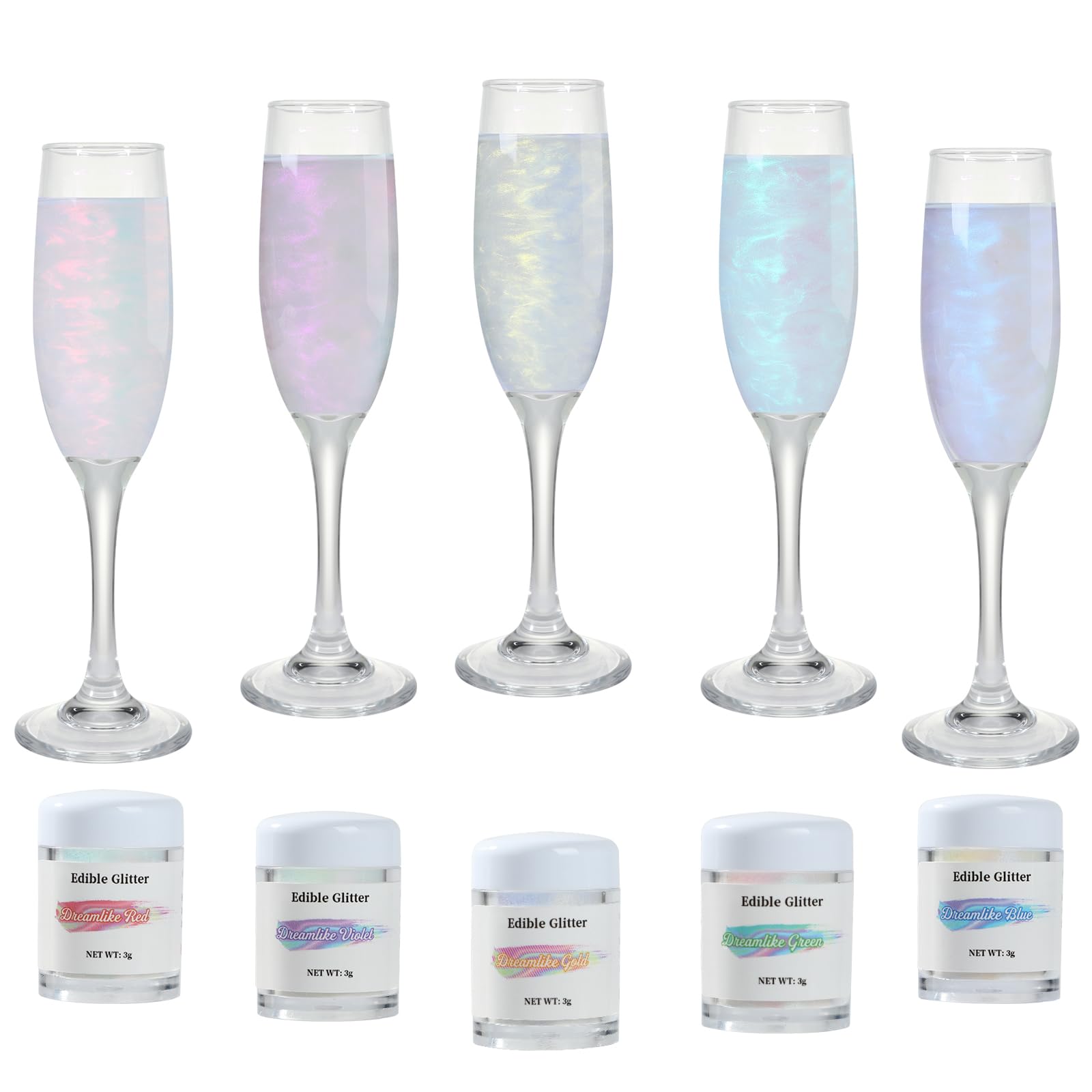 SkyVue front packaging showing five colorful bottles and clear labels for easy selection