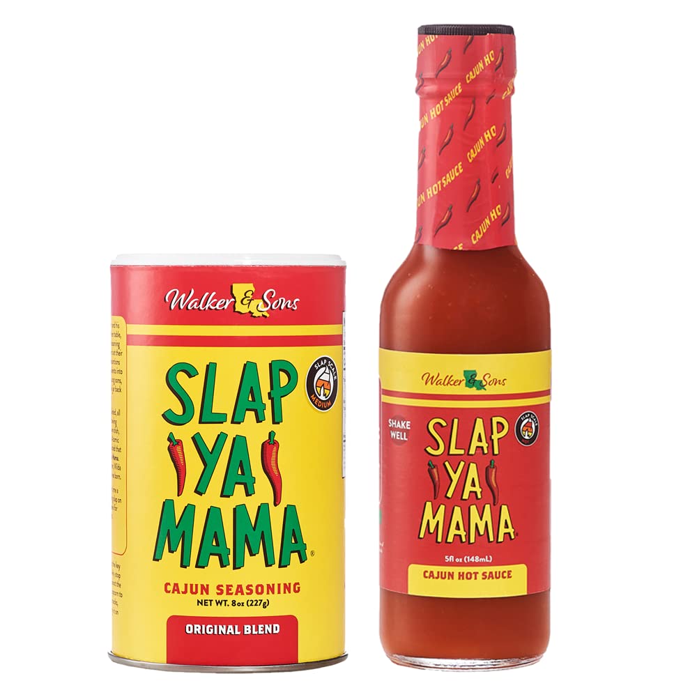SLAP YA MAMA front packaging combo showing both products and clear branding for easy use
