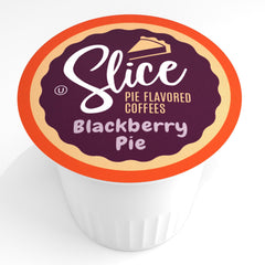 Slice Coffee pod inserted in a Keurig-style brewer demonstrating fast, mess-free brewing convenience