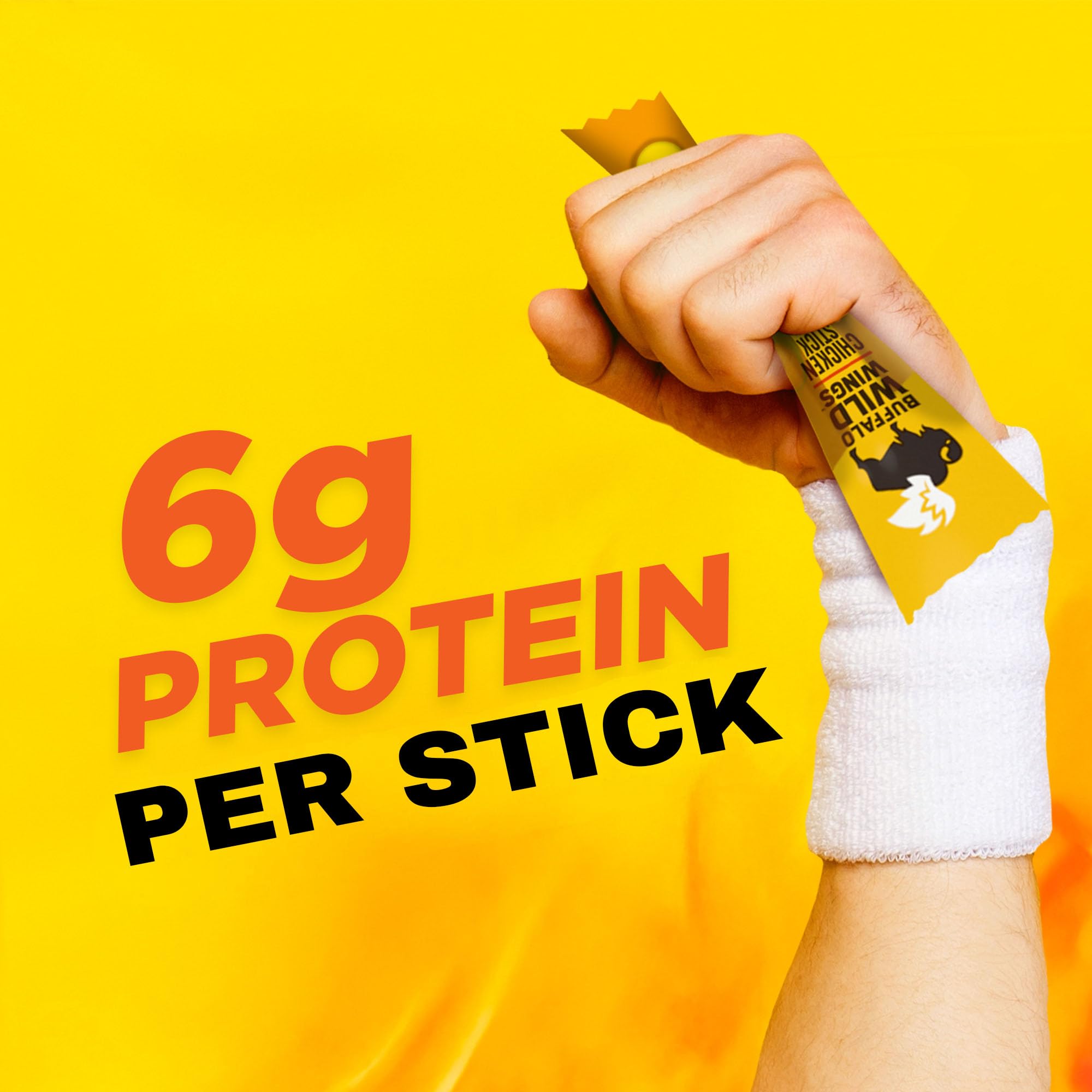 Slim Jim stick size comparison next to phone showing compact convenience