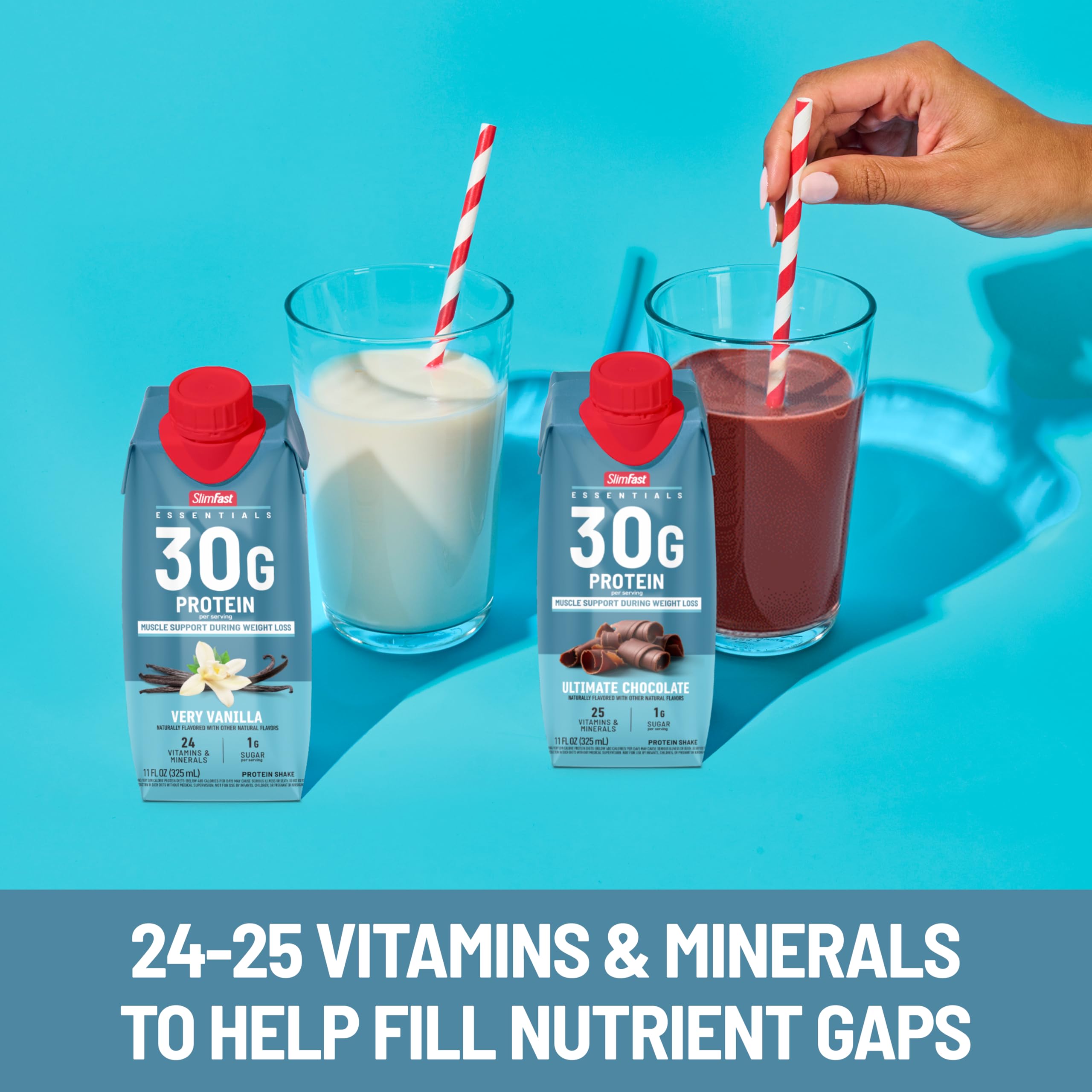 SlimFast bottle on gym bench after workout illustrating muscle support