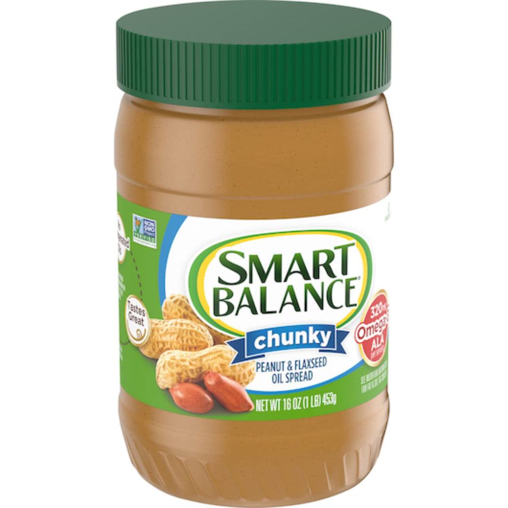 Smart Balance jar on kitchen counter beside recipe ingredients for versatile cooking