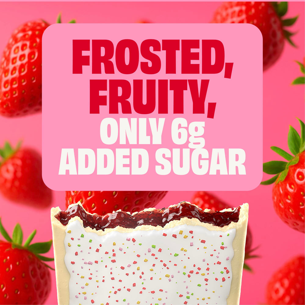 SMART TART close-up of real strawberry filling for authentic flavor