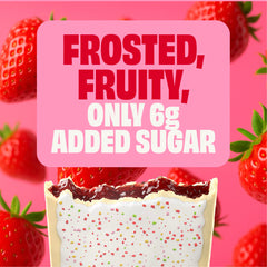 SMART TART close-up of real strawberry filling for authentic flavor