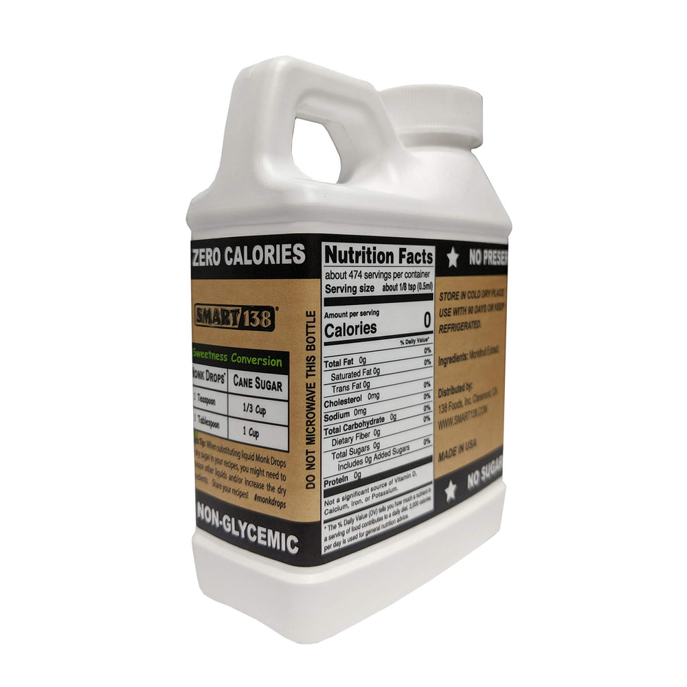 Smart138 Monk Drops next to hand showing scale and long-lasting benefit