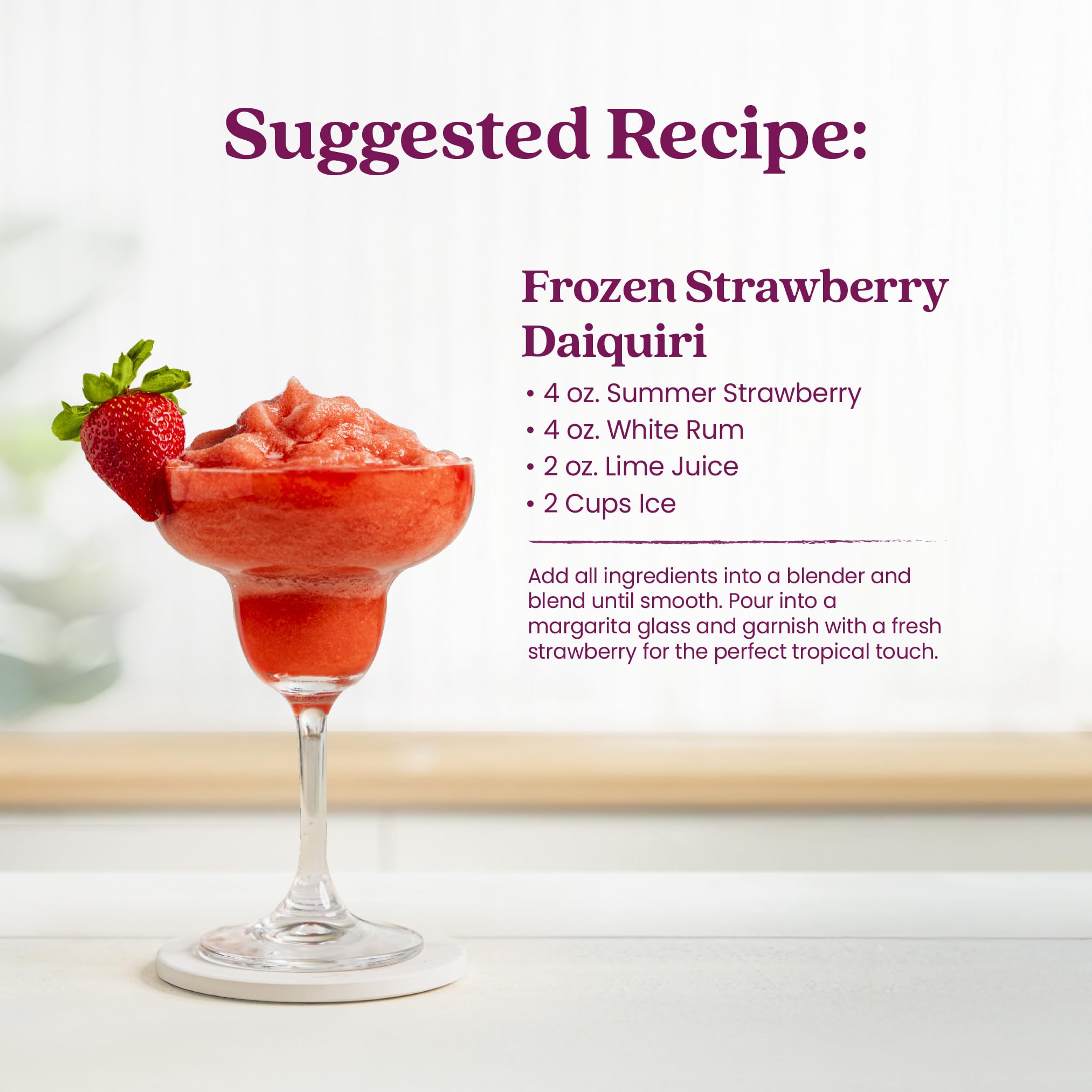 Smartfruit purée drizzled on yogurt bowl adding real fruit flavor