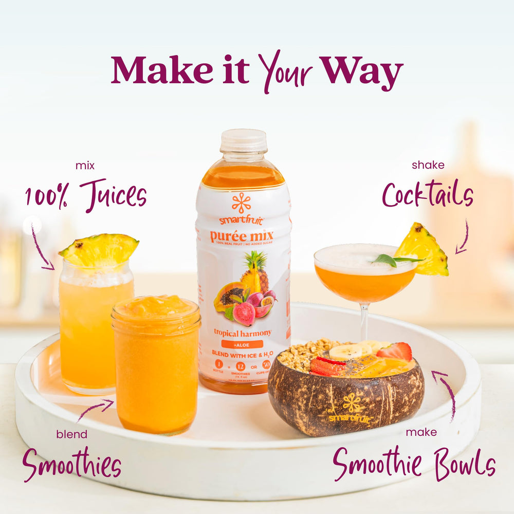 Smartfruit cocktail with citrus garnish, premium drink-making benefit