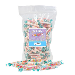 Smarties front packaging showing the tropical candy bag and branding benefit of bulk supply