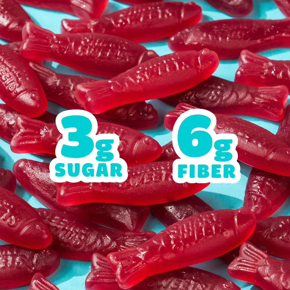 SmartSweets nutrition label close-up showing 3g sugar and ingredient clarity