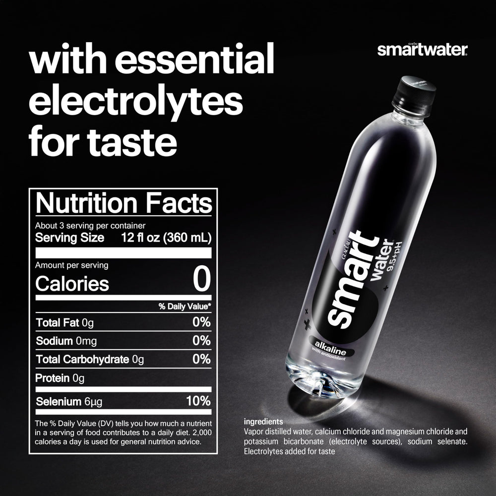 smartwater alkaline six-pack boxed storage for bulk convenience