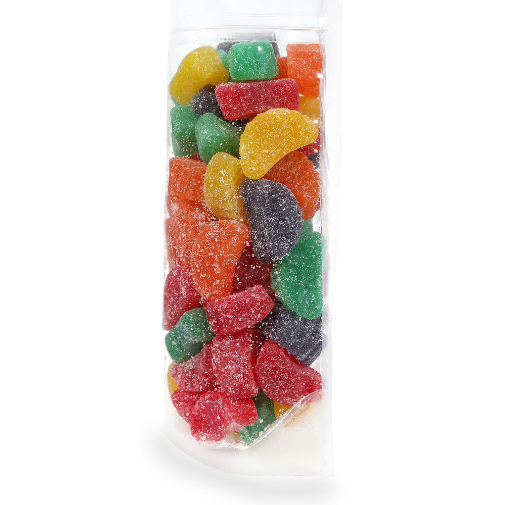 Smarty Stop used as a colorful dessert topping for baked goods