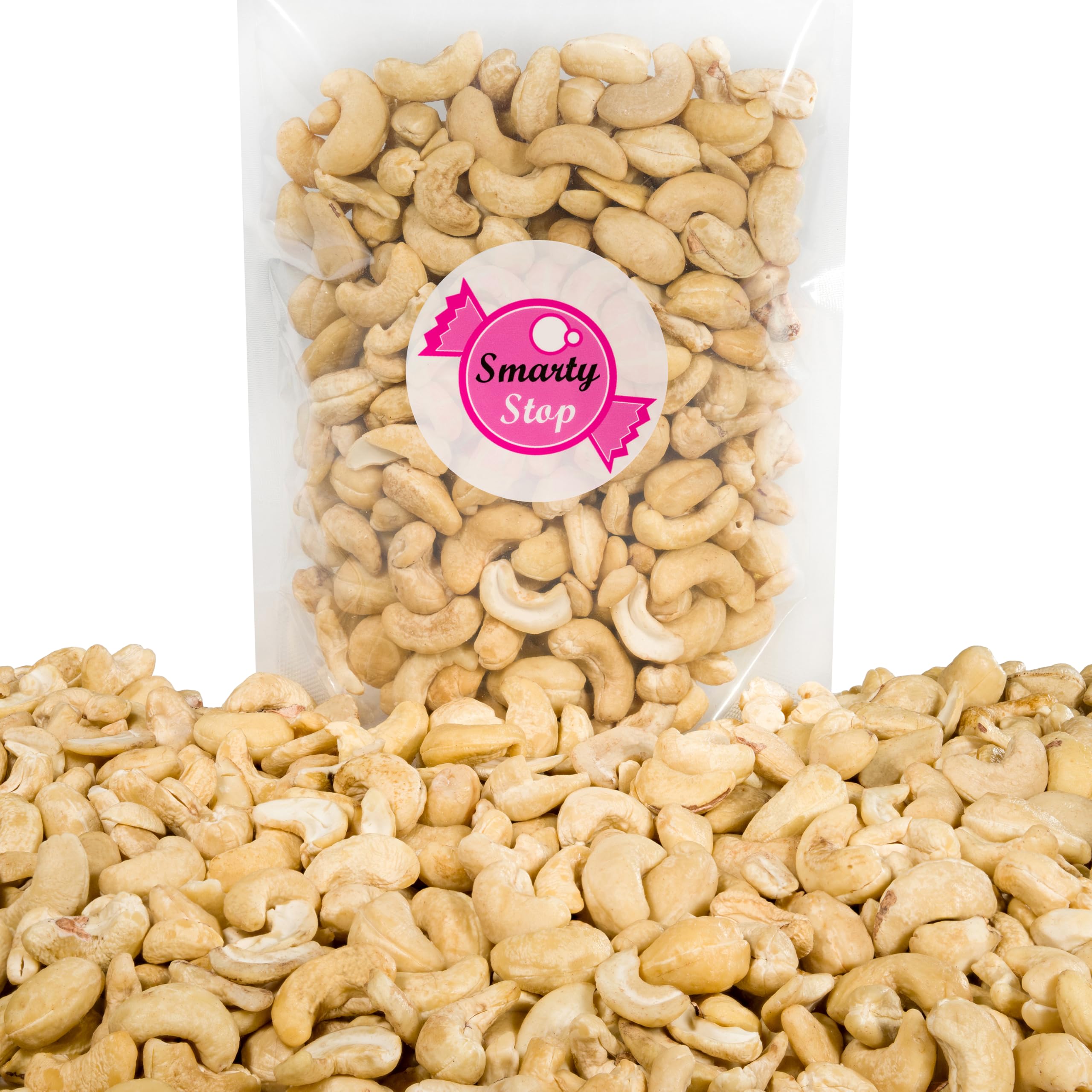 Smarty Stop cashew close-up showing creamy texture and natural appearance for fresh flavor