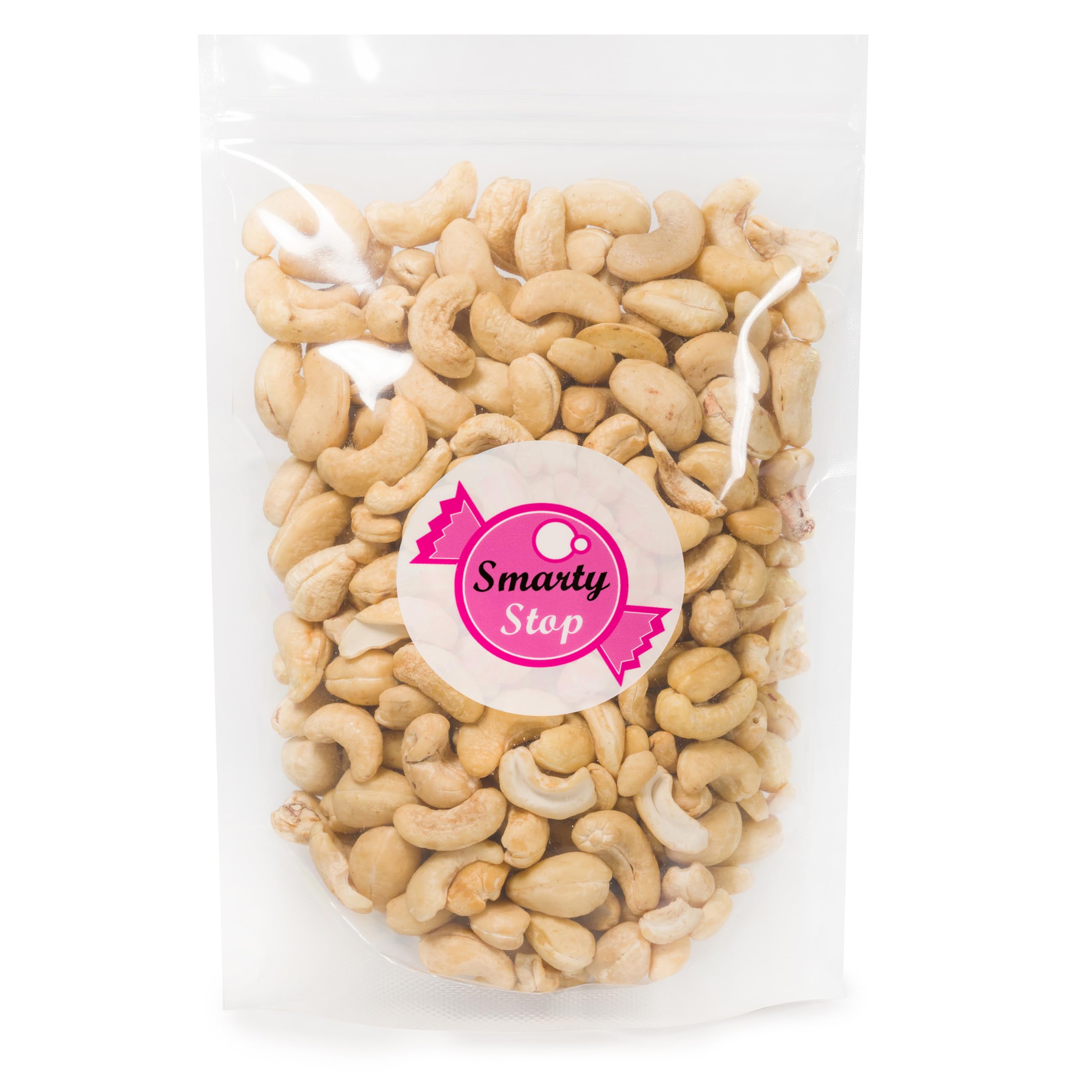 Smarty Stop cashews on measuring spoon to show bulk quantity and portion control