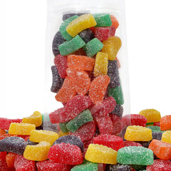 Smarty Stop close-up of sugar-coated texture highlighting chewiness
