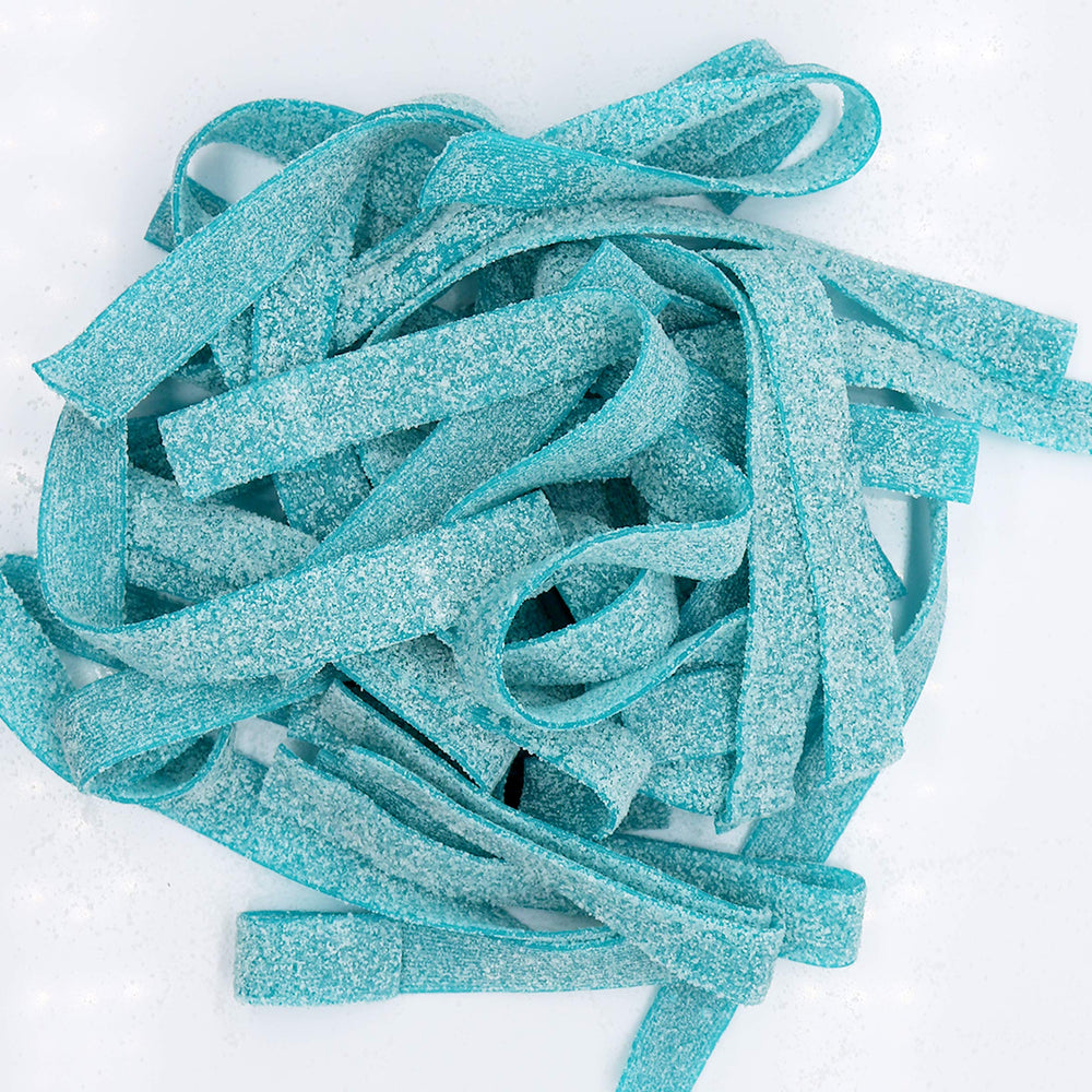 Smarty Stop front packaging showing one-pound bag and blue raspberry flavor, ideal for sharing