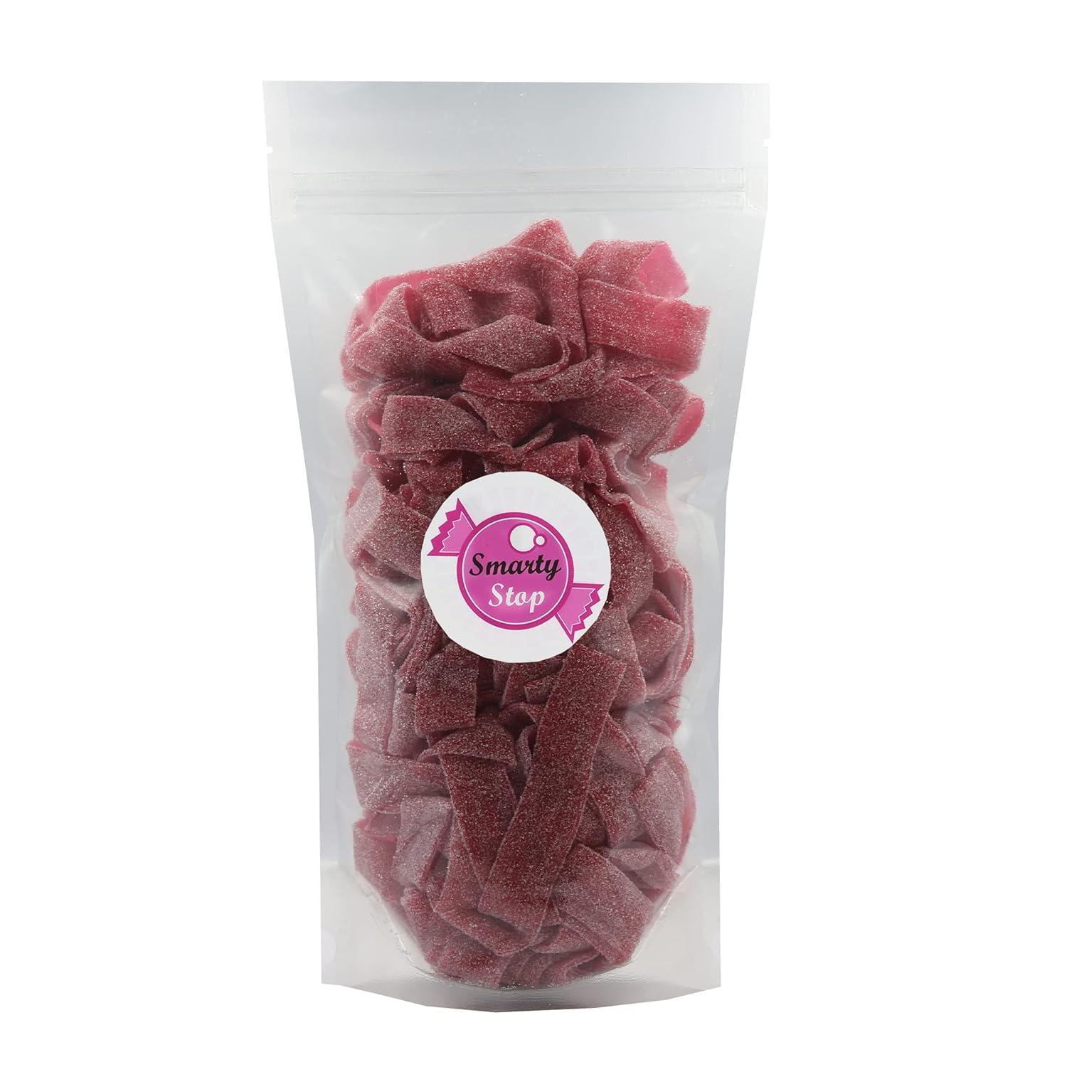 Candy bowl at a party with belts, Smarty Stop colorful display for events and gifting