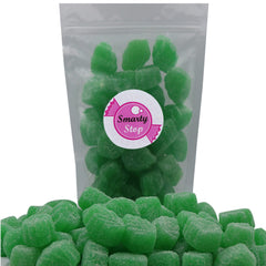 Smarty Stop size comparison with 5 lb bag beside common objects for portion planning
