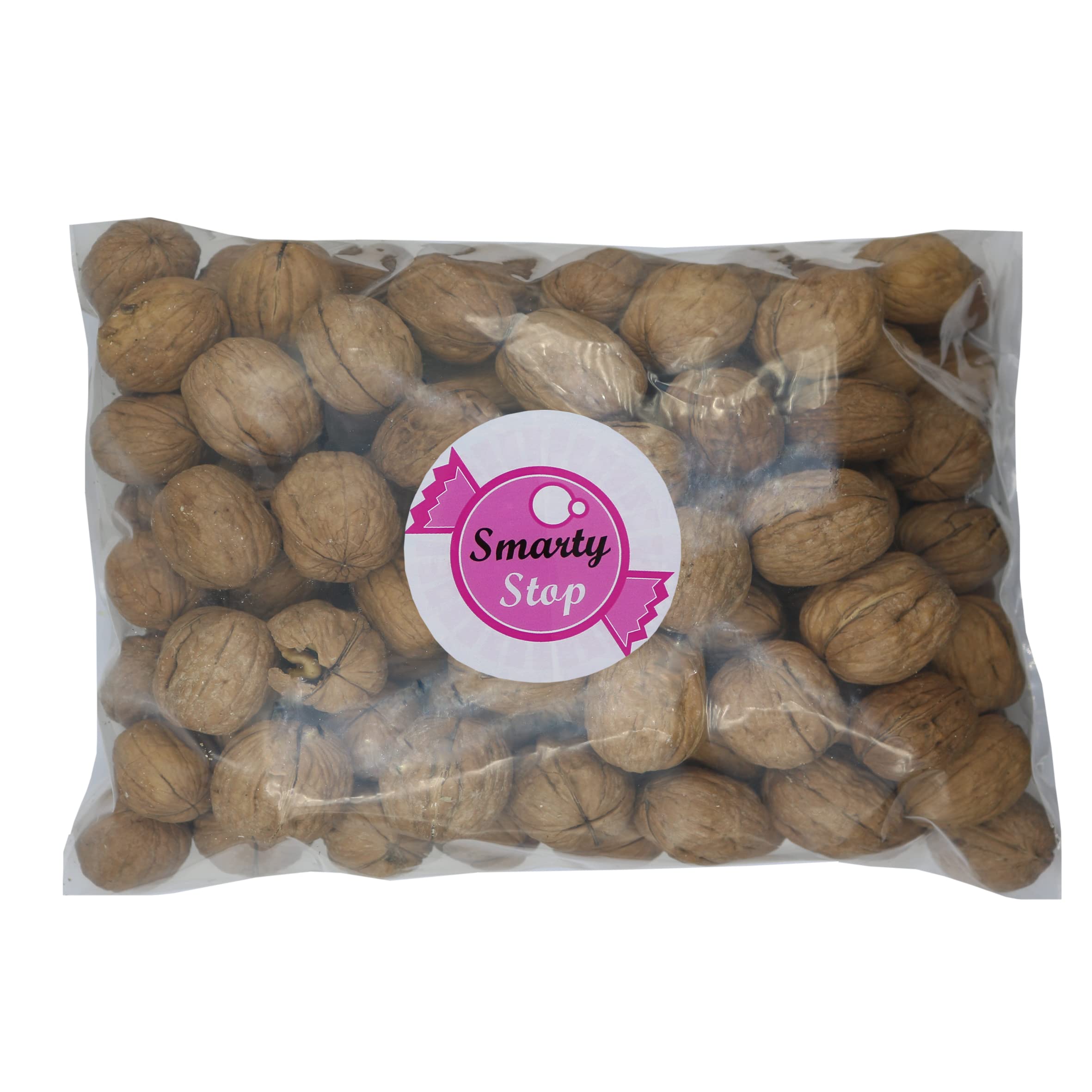 Smarty Stop walnuts in a bowl on countertop illustrating pantry use