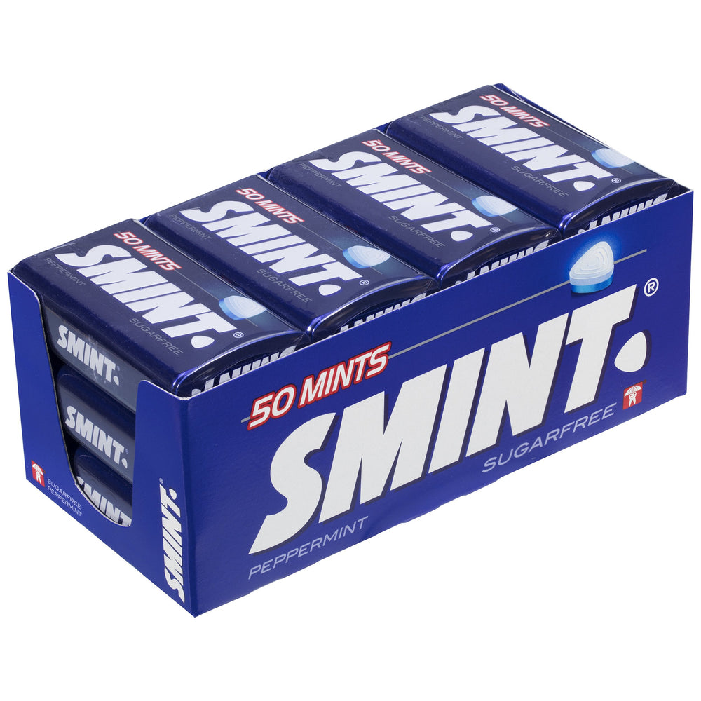 smint close-up texture of peppermint mints highlighting smooth surface