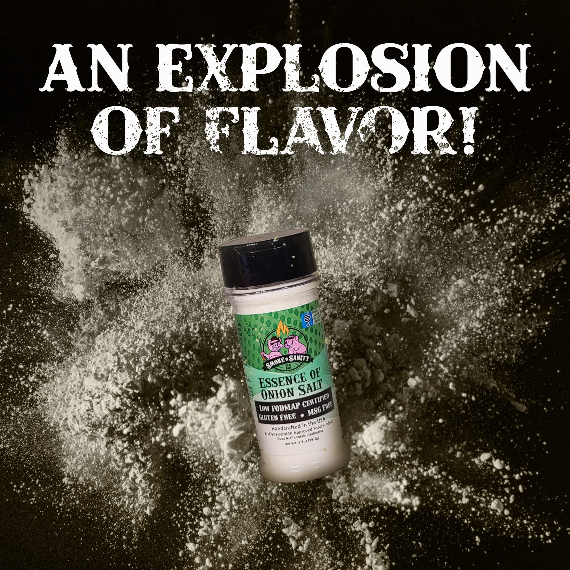 Smoke n Sanity mixed into salad dressing for savory improvement
