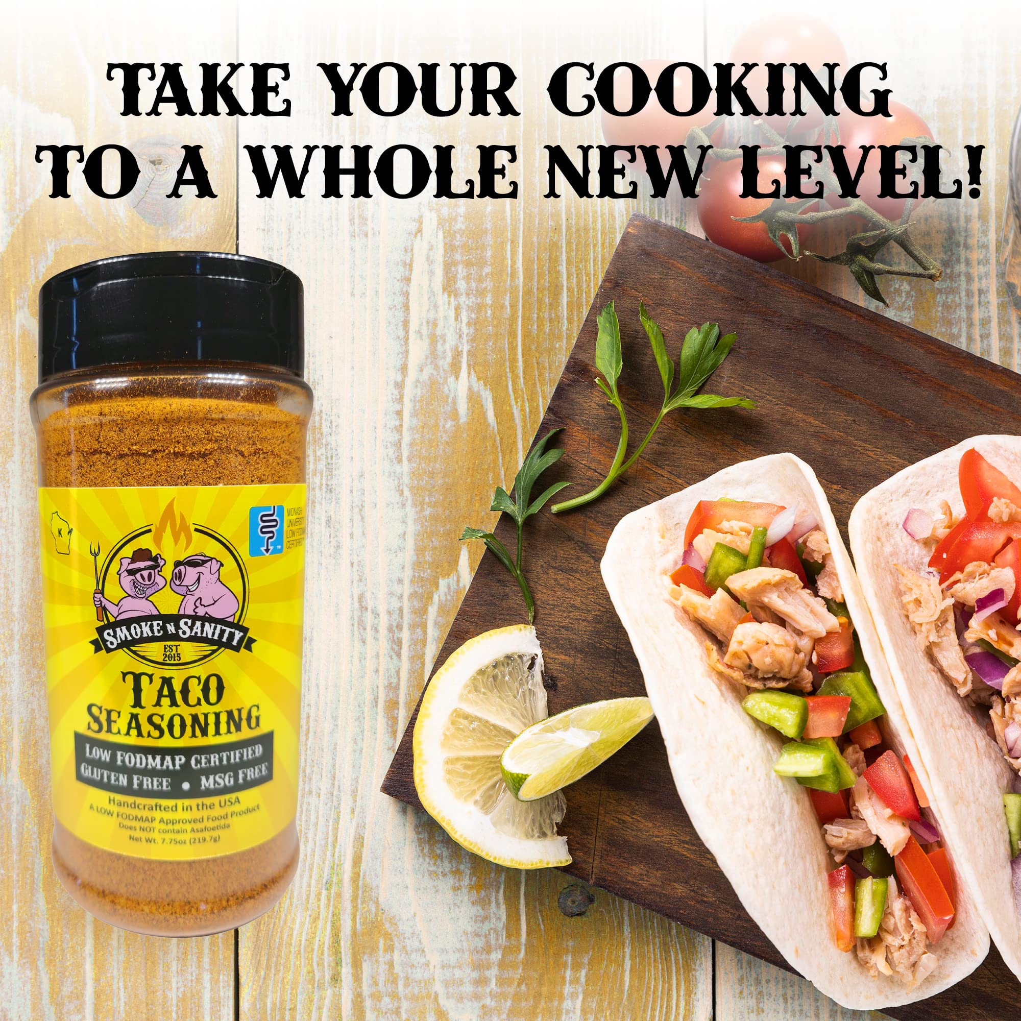 Cooked ground beef seasoned with Smoke n Sanity for tasty, tummy-friendly tacos