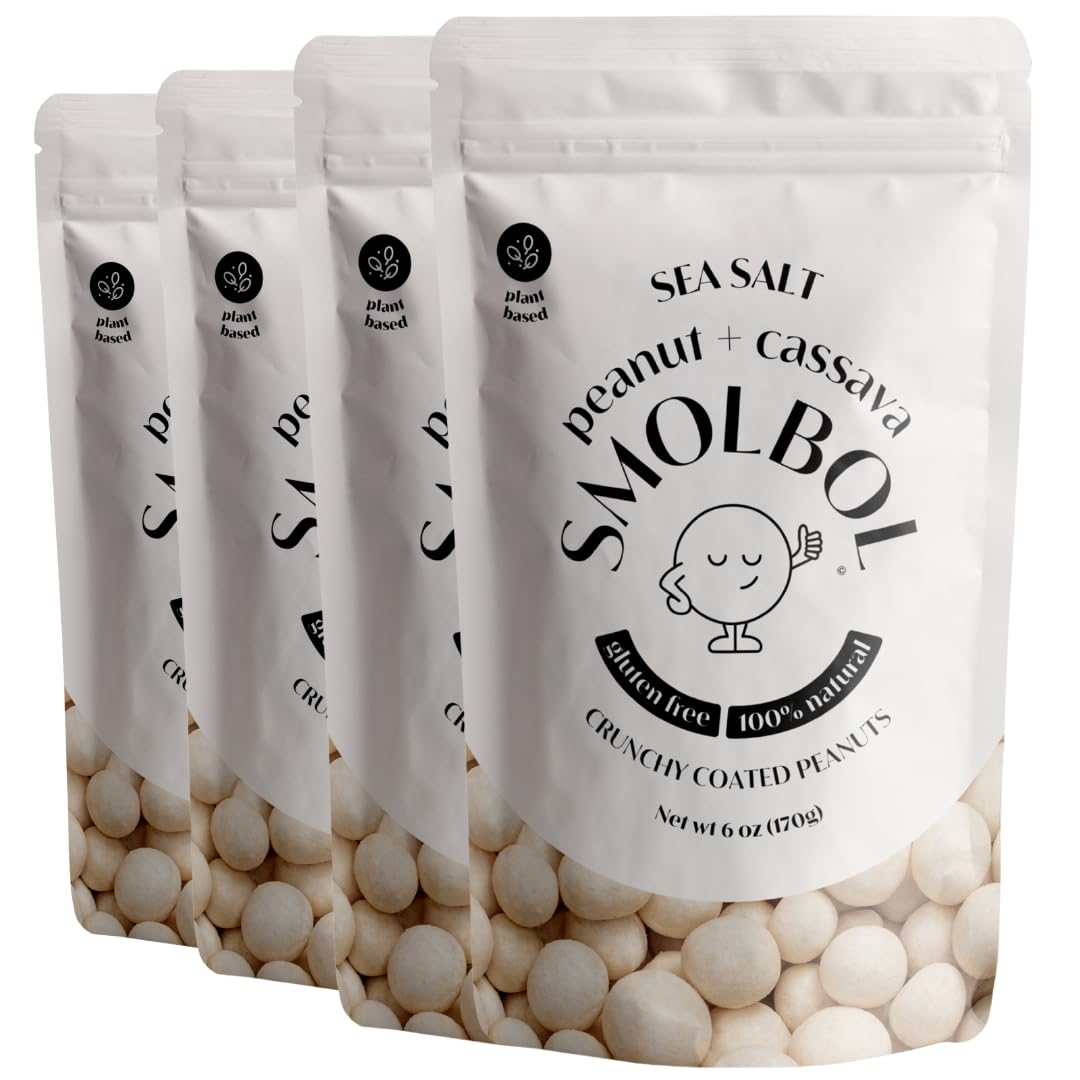 Smolbol front packaging Sea Salt showing crunchy appeal and convenience