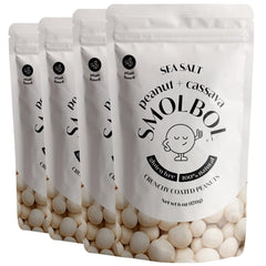 Smolbol front packaging Sea Salt showing crunchy appeal and convenience