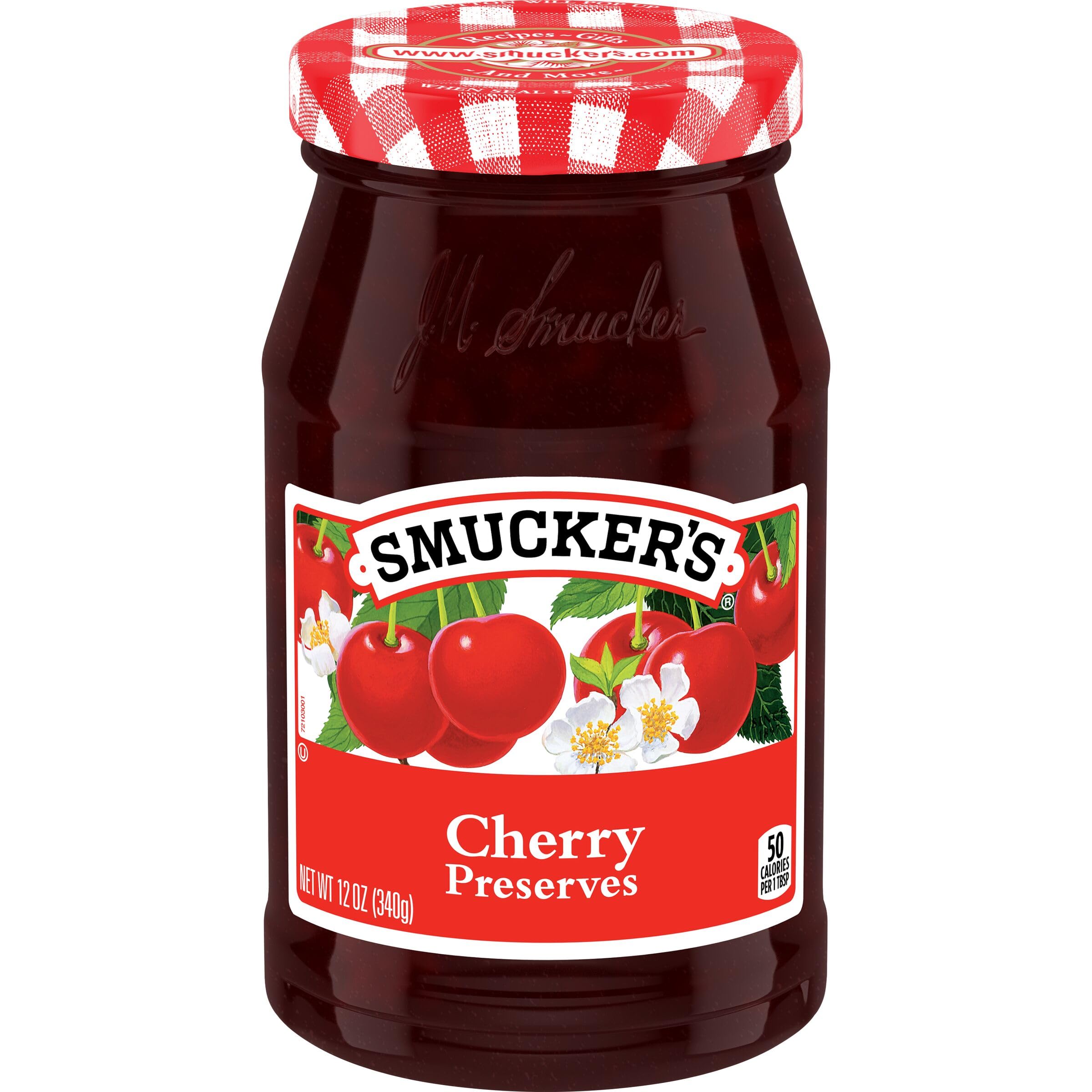 Smucker's front packaging showing jar and label, convenient multipack benefit