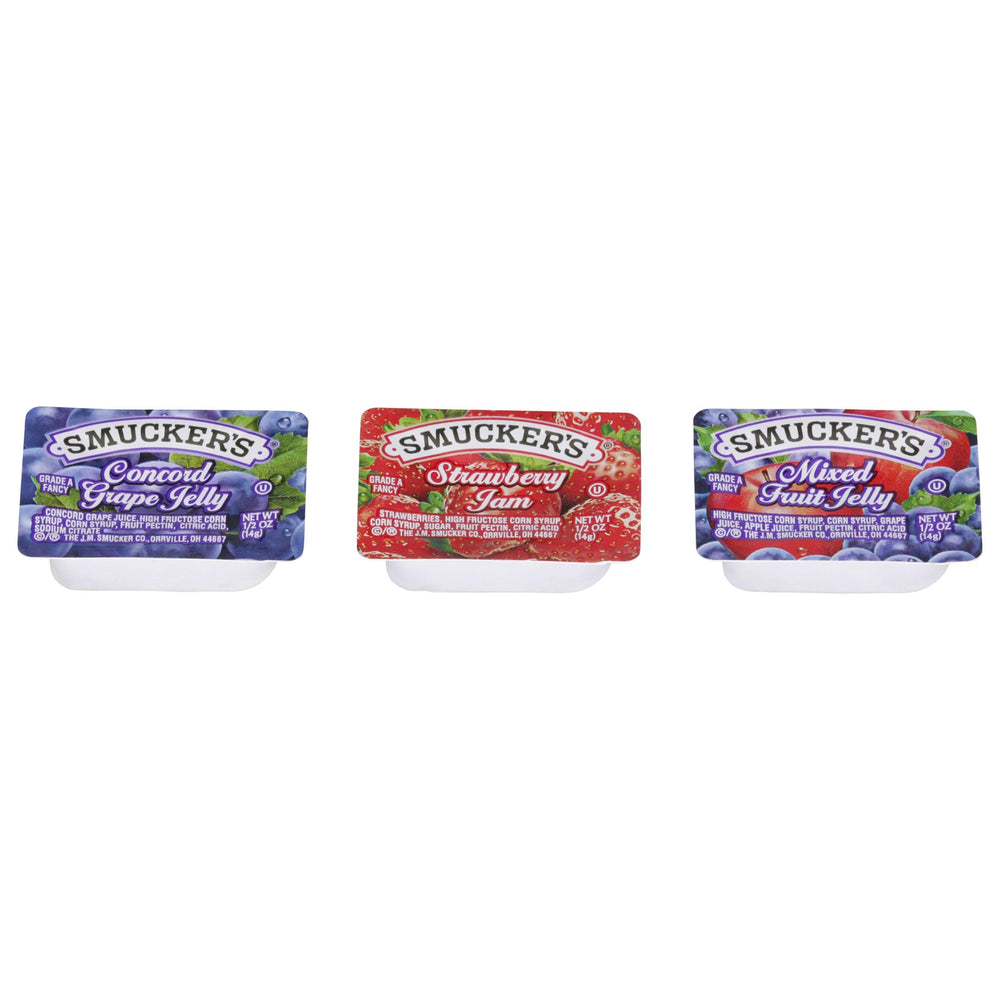 Smucker's cup seal close-up displaying traceability code and freshness assurance