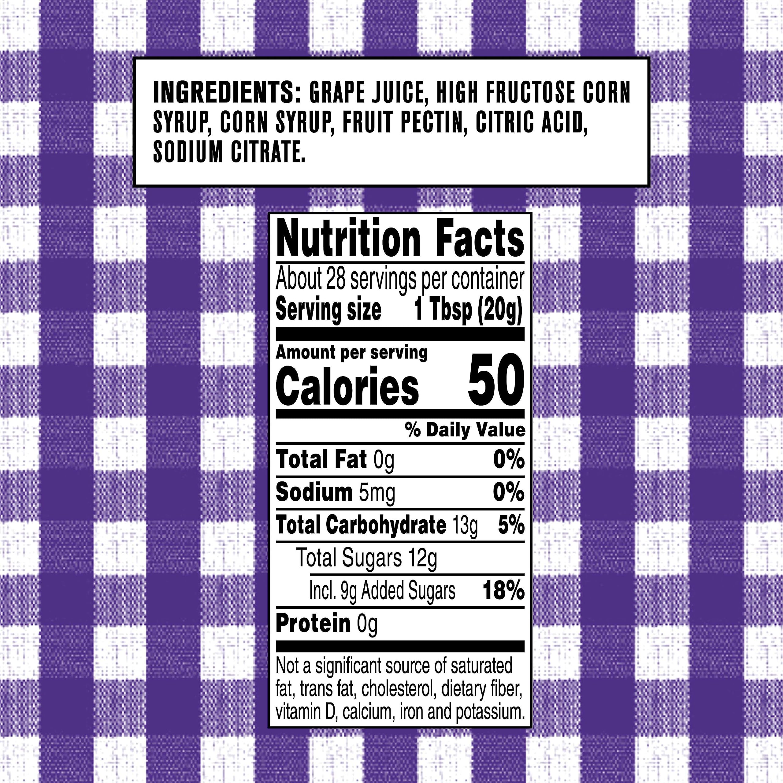 Smucker's close-up label displaying product name and easy identification benefit