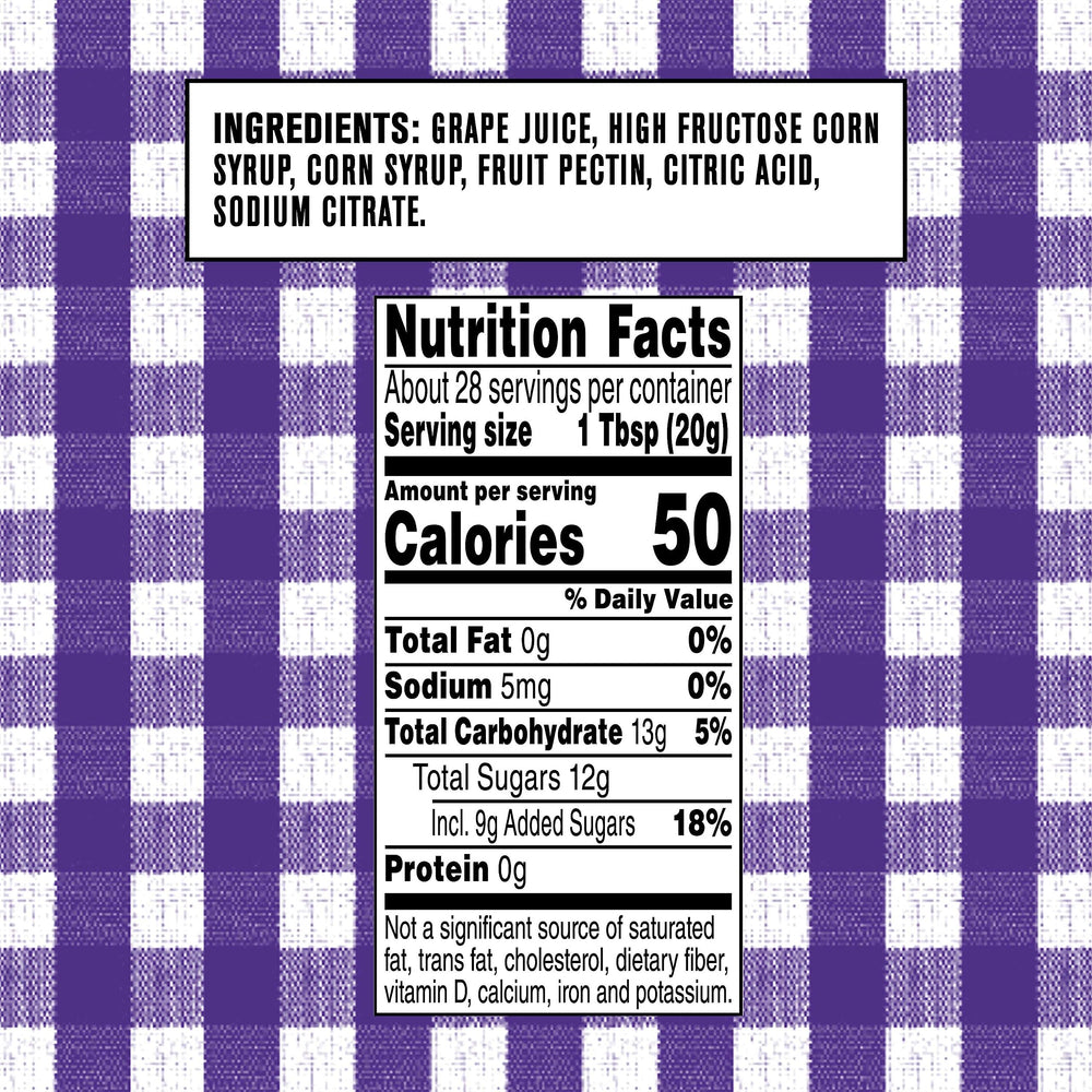Smucker's close-up label displaying product name and easy identification benefit