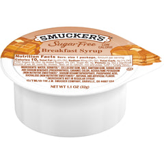 Smucker's front packaging showing cup label and portion control benefit