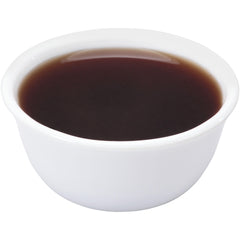 Smucker's syrup cup placed in a breakfast caddy for easy service
