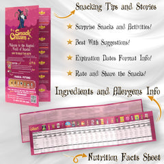 Snack Charm by Vera open box layout displaying diverse imported candies for easy selection