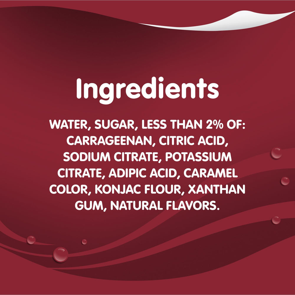 Snack Pack DR PEPPER label and nutrition facts showing ingredient transparency benefit
