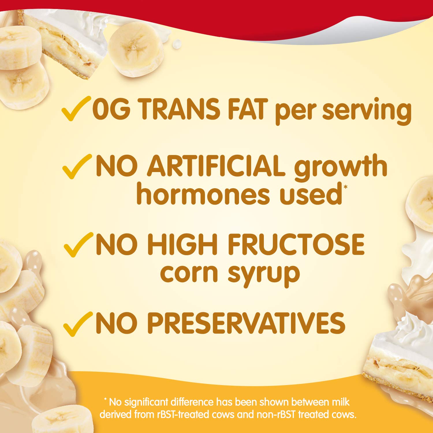 Snack Pack nutrition label close-up showing calorie count and ingredient transparency