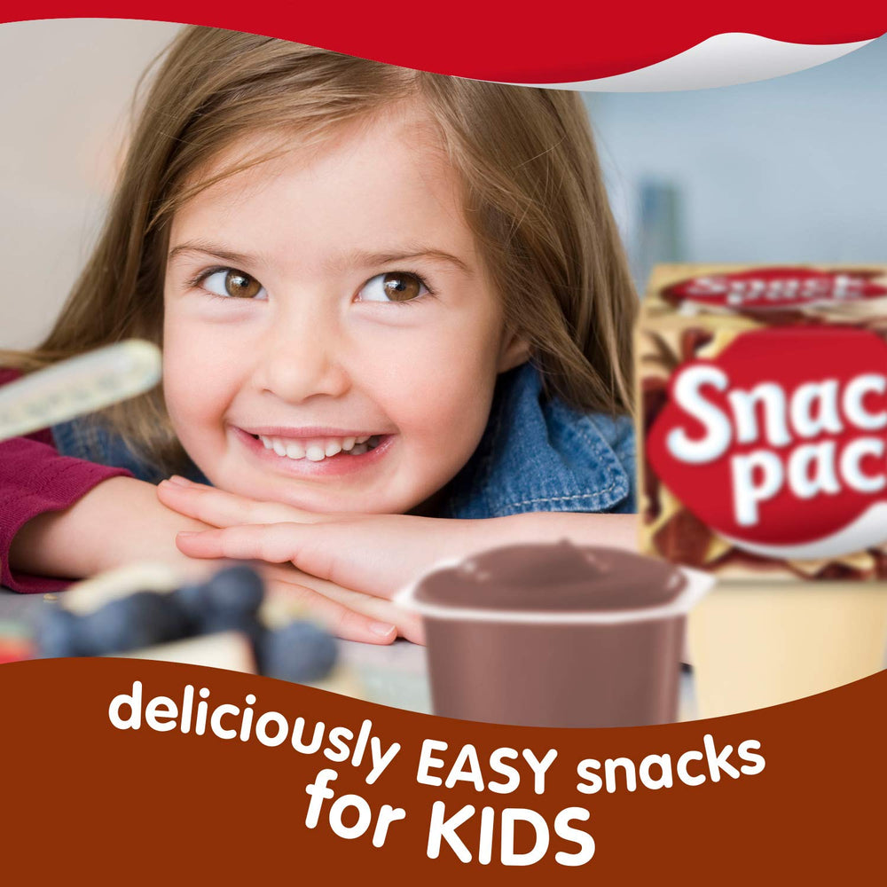 Snack Pack cup held in hand showing size and portion control benefit