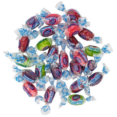 Snackadilly close-up of assorted fruit candies showing texture and vibrant color benefits