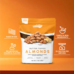 Snackathon almonds in a bowl ready to serve, offering shareable snacking