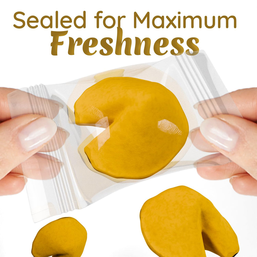 Snackathon fortune message inside cookie visible with fun message and engagement benefit