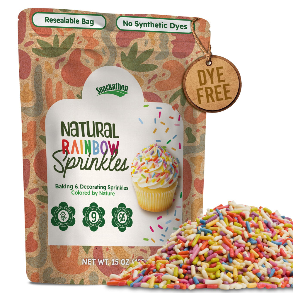 Snackathon front packaging showing 15 oz pouch and vibrant colors, appealing presentation