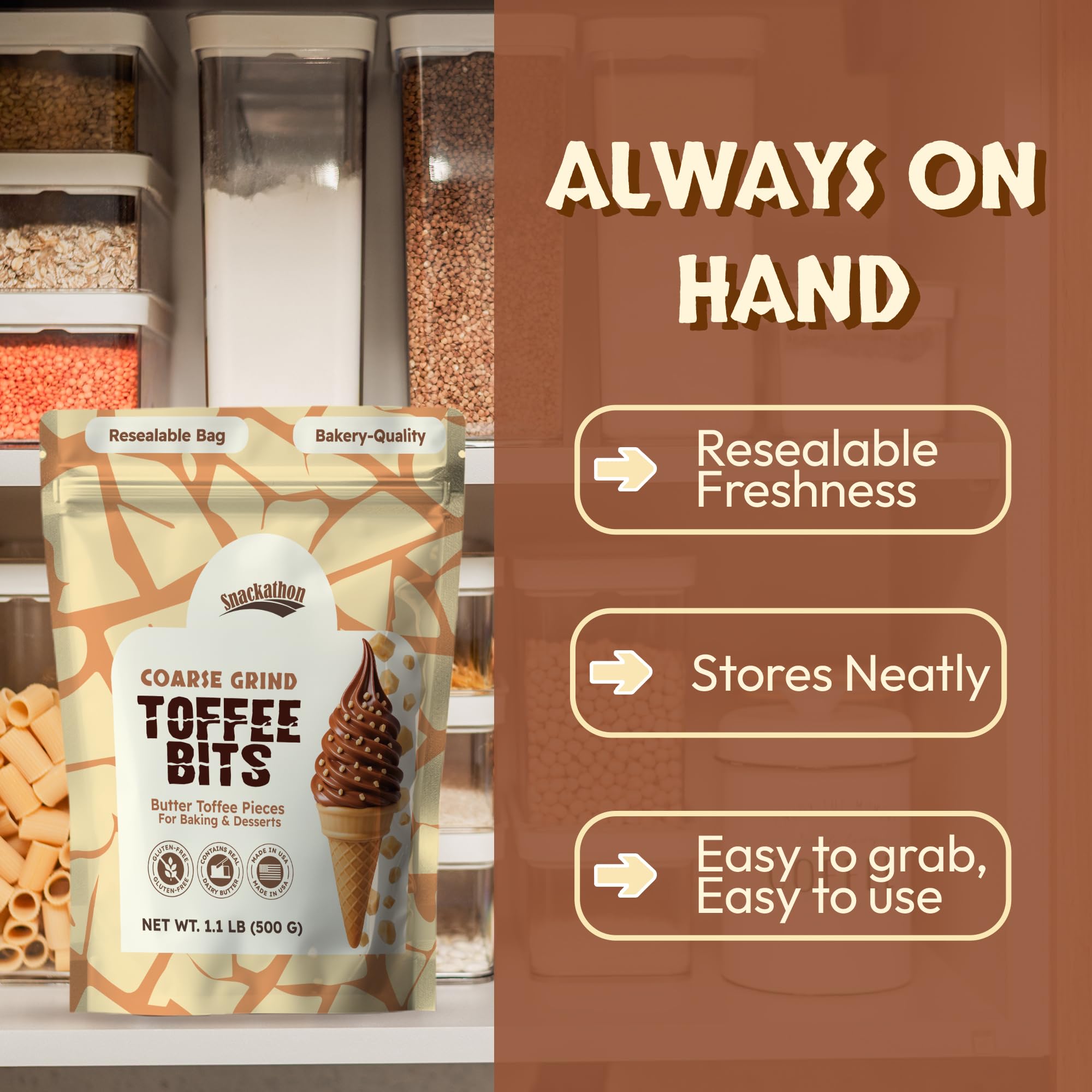 Snackathon label and nutrition closeup showing product origin and ingredient clarity for informed buyers